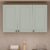 Armário de Cozinha Genialflex Iluminata 3 Portas Hortelã