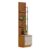 Estante para Livros Colina 3 Prateleiras 1 Porta Nature/Off White – Pnr Móveis