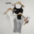 Lovito Regatas Esportivas Simples Yoga Sling Sports Tank Para Mulheres LNL50247