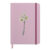 Caderno Moleskine | Com Pauta | Capa Lírios Rosa