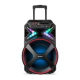 Caixa Amplificada Mondial Connect Lights 400W Preto/Vermelho CM-400 – Bivolt