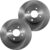 Par Disco Freio Solido Gol G1 G2 G3 G4 1.0 1.6 1.8 GTI Saveiro Voyage Parati HF01 Hipper Freios