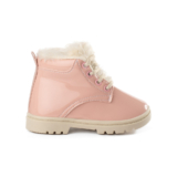 Bota Infantil Coturno Tratorada Forro Pelúcia Funfy Kids 2001A Feminino