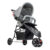 Carrinho De Bebê EasyGo Com Cesto 3 Rodas Até 15kg KaBaby – Cinza