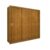 Guarda Roupa Casal Veneza 3 Portas 4 Gavetas Mdf Rufato Imbuia