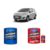 KIT TINTA  AUTOMOTIVA PRATA BARI + VERNIZ 6100 PU 0,9 LAZZUDUR