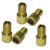 5x Adaptador Pneu Bico Fino Válvula Presta para Grosso Schrader Enche no Posto