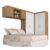 Guarda Roupa Casal Modulado Luana Boreal/branco – Móveis Arapongas