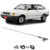 Antena Telescópica Rádio Volkswagen Gol Voyage Parati e Saveiro Receptiva Cromado
