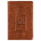 Bíblia The Purpose Book | A21 | Capa Couro Soft Marrom Paisagem