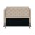 Cabeceira Para Cama Queen Florença Suede Bege/preto – Móveis Arapongas