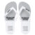 Chinelo Coca Cola Block Branco e Cinza – Juvenil