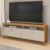 Rack para TV Até 75 Polegadas Dubai 2 Portas Tauri/Off White Fosco – Linea Brasil