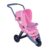 Brinquedo Infantil Carrinho de Boneca Rosa 3 Rodas SuperToys Bebê Criança Presente Menina Mamãe