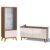 Aparador Para Sala Buffet E Cristaleira Classic Off White Freijó – Imcal