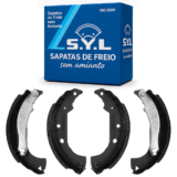 Sapata Patim Lona Freio Strada Pickup 1.3/1.4/1.5/1.6/1.8 – 1997 Até 2021 Original Syl