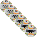 Kit Com 6 Bolas De Futebol Futsal Slick 2024 Topper Original