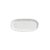 Conjunto com 4 Travessas Oval Rasa Mini Orgânico New White 16,5x8cm