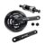 Pedivela 24/34/42 Aço Encapado 34.7mm + Movimento Central 122.5mm para bicicleta Bike Mtb
