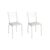 Cadeira Sala de Jantar Malta 2C140BR Aço Kit 2 Un Branco/ano Branco – Kappesberg
