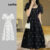 Lovito Vestido Casual Floral Manga Bufante Gola Quadrada Vestido De Verão/Primavera Para Mulheres LNA05105
