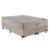 Cama Box Queen Bipartido Suede + Colchão Ortobom Airtech Molas Ensacadas 158x198x65 Bege