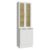 Kit Balcão + Cristaleira 60 cm Branco Smart Madesa