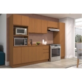 Cozinha Completa Ciela 6 Peças (2Aéreos+1Balcão+1Paneleiro+1TorreQuente+1Complemento) C6P94 Canela – Kappesberg