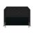 Cabeceira Estofada Cama Box Queen Florença Suede Preto – Móveis Arapongas