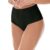 Calcinha Tanga Alta Nude Cotton Preta Zee Rucci
