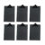 Kit com 6 Pranchetas Plastica com Prendedor