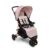 Carrinho de Bebê 3 Rodas Toffy Rosa Listras- Cosco Kids