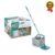 Mop Esfregao Giratório 3L Com Refil De Microfibra Balde Interno Externo 3L Agua Limpa E Suja Flash Limp MOP0648