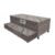 Cama Box Solteiro Conjugada Gazin 88x188cm Molas Bonnel com Cama Auxiliar D-26 Praticidade