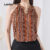 Lovito Regata Boho Com Estampa Tribal E Babados Para Mulheres L133ED992