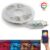 Pisca pisca LED 3030 5v Usb Musical RGB aplicativo bluetooth prova d’água Decoração Natal Ano Novo
