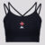 Top Kappa Vasco Supp Aimee Feminino Preto