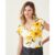 Blusa Floral Viscose Stretch Conforto Malwee