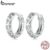 Brincos Bamoer 925 Sterling Sliver Padrão Vintage Design De Orelha Clip Jóias Para Presentes Femininos