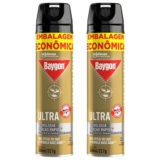 Kit 2 Inseticidas Aerossol Baygon Ultra 360ml