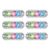 Kit 6 Farol RGB AJK 3 Leds 6W