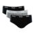 Kit 3 Peças Cueca Mash Slip Cotton Algodão Elástico
