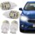 Par 2 Lâmpadas Automotivas Led T10 Pingo 12v Volts 10 Leds 6000k SMD1210 Branca Para Carro