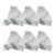 Kit 6 Lampadas Halogena Dicroica Mr16 50W 12V Gu5.3 2800K