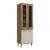 Cristaleira 4 Portas 4 Prateleiras com Vidro Co7400 Ipê/Cristalo – Decibal
