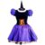 Fantasia Bruxa Adulto de Luxo e Chapéu de Halloween