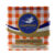 Guardanapo Crepado Xadrez – Laranja – 50 unidades – CampFestas – Rizzo