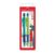 Lapiseira 0.5mm Poly Slim Azul e Verde SM/05SLIMAV com 2 unidades Faber-Castell