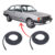 Kit Borracha Porta Chevette Todos Marajo E Chevy Jahu 2 Pçs