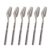 6 Garfos de Sobremesa Steel Wood Bambu em Inox L’Hermitage